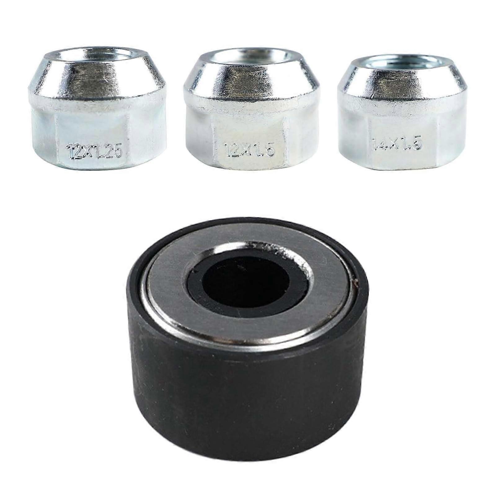 Wheel Stud Installer Set, Rustproof Hub Bolt Tool with AntiSlip Grip for Cars SUVs Trucks Silver