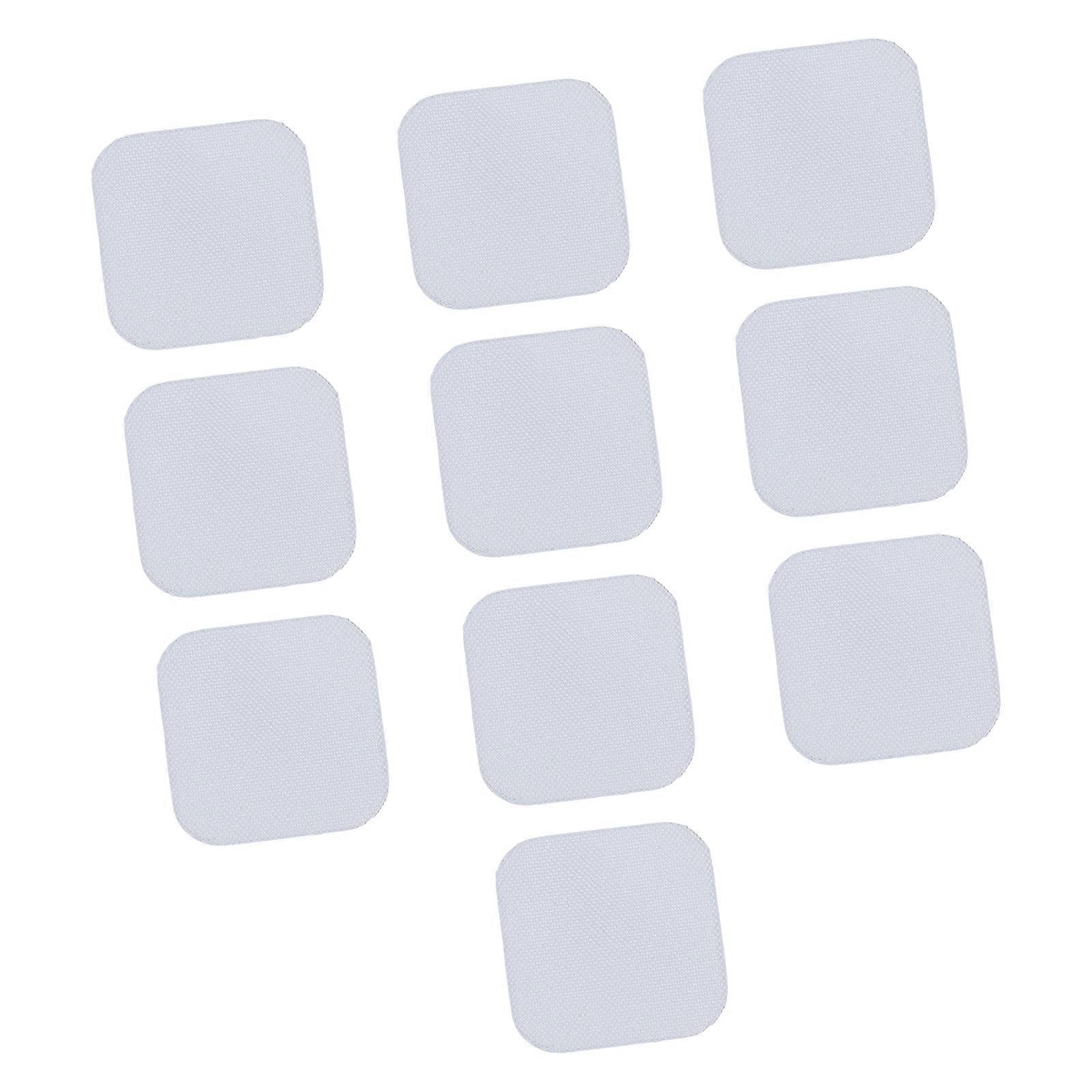 10pcs Multifunction Speaker Grilles Iron Construction Durability Suitable for Bookshelf Computer Bluetooth-compatible Speakers  White