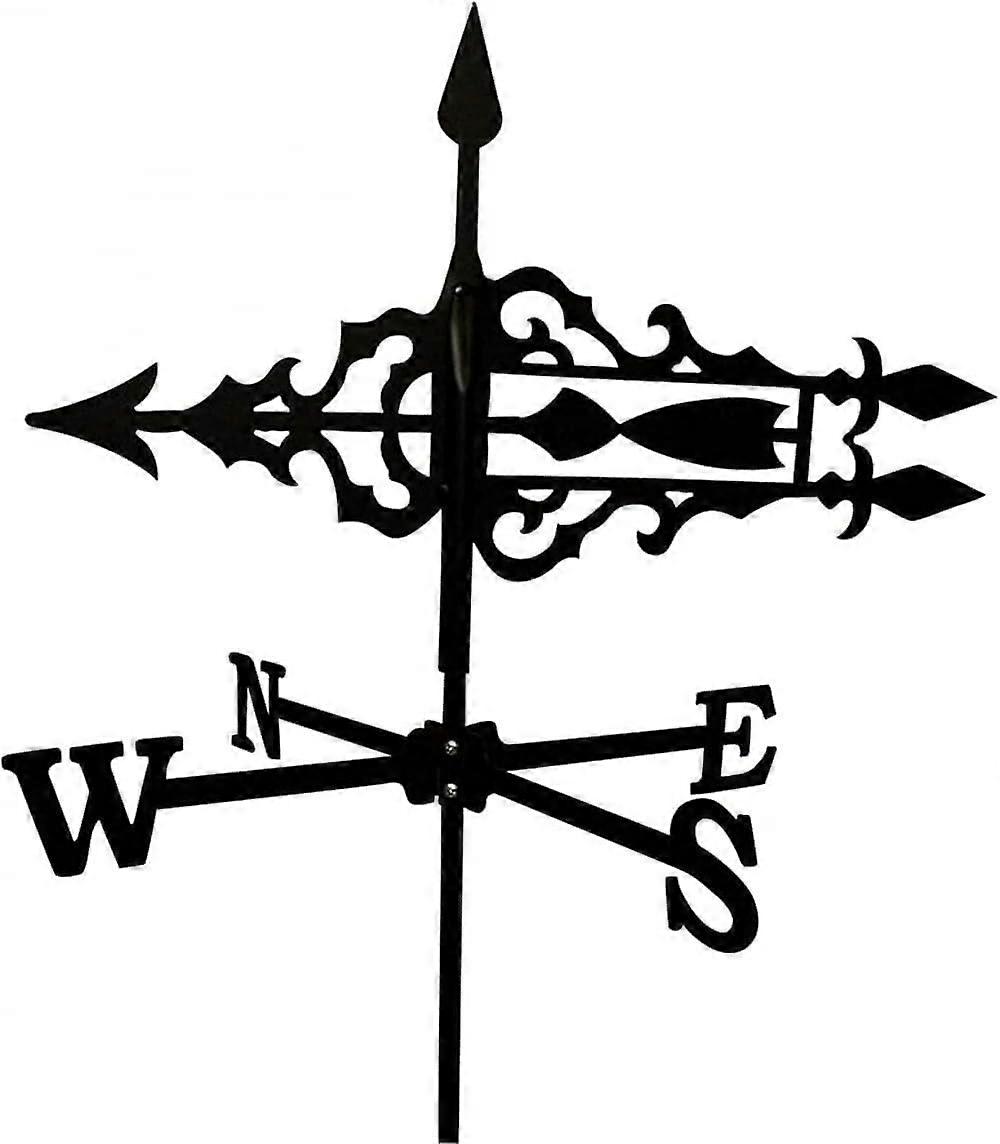 Stainless Steel Weather Vane with RustResistant Wind Direction Indicator for Garden and Yard