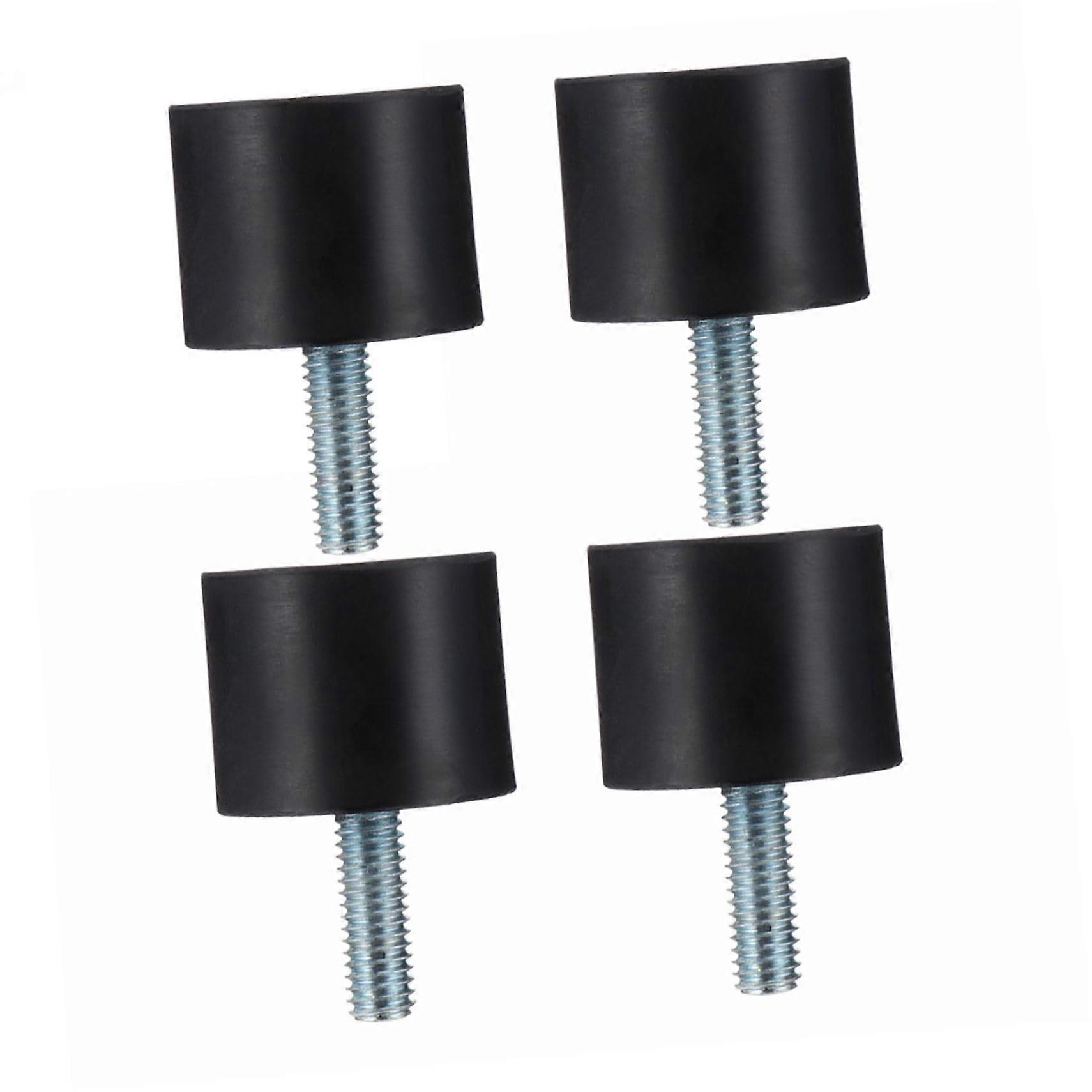 4 Pcs Rubber Vibration Isolator Mounts Noise Reduction Shock Absorption for Motor Pump Boat