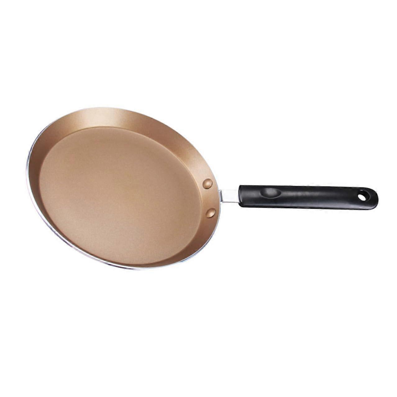 8 Inch Nonstick Flat Griddle Frying Pan with CoolTouch Handle for Induction and Gas Cooking