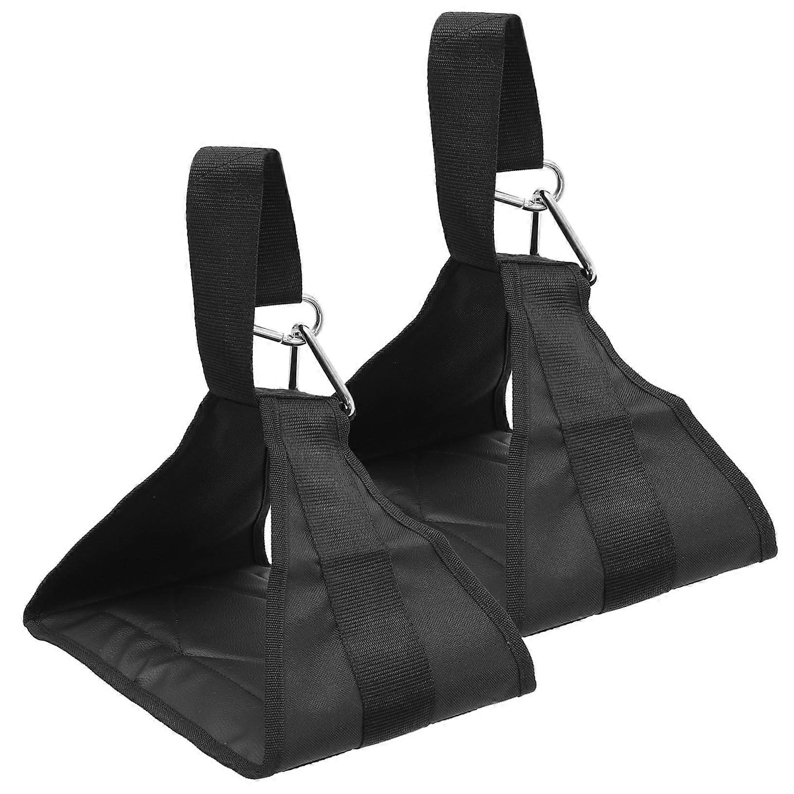 2Pcs Ab Slings for Pull Ups and Core Strength Workout, Comfortable Thickened Hanging Straps for Home Gym