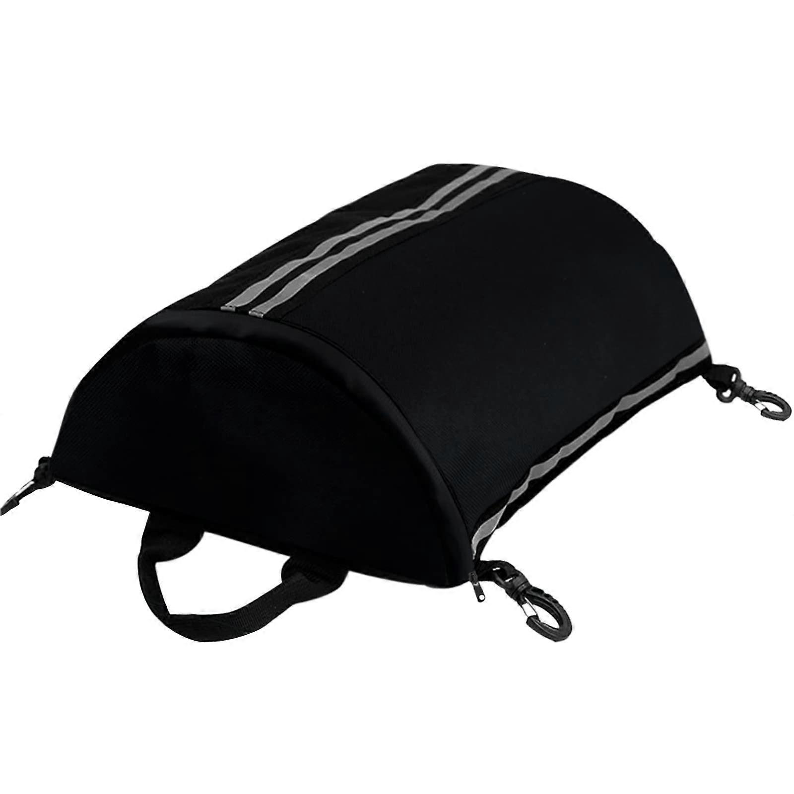 Waterproof Kayak Deck Bag with Snap Hooks and Reflective Strips for Paddle Board Storage