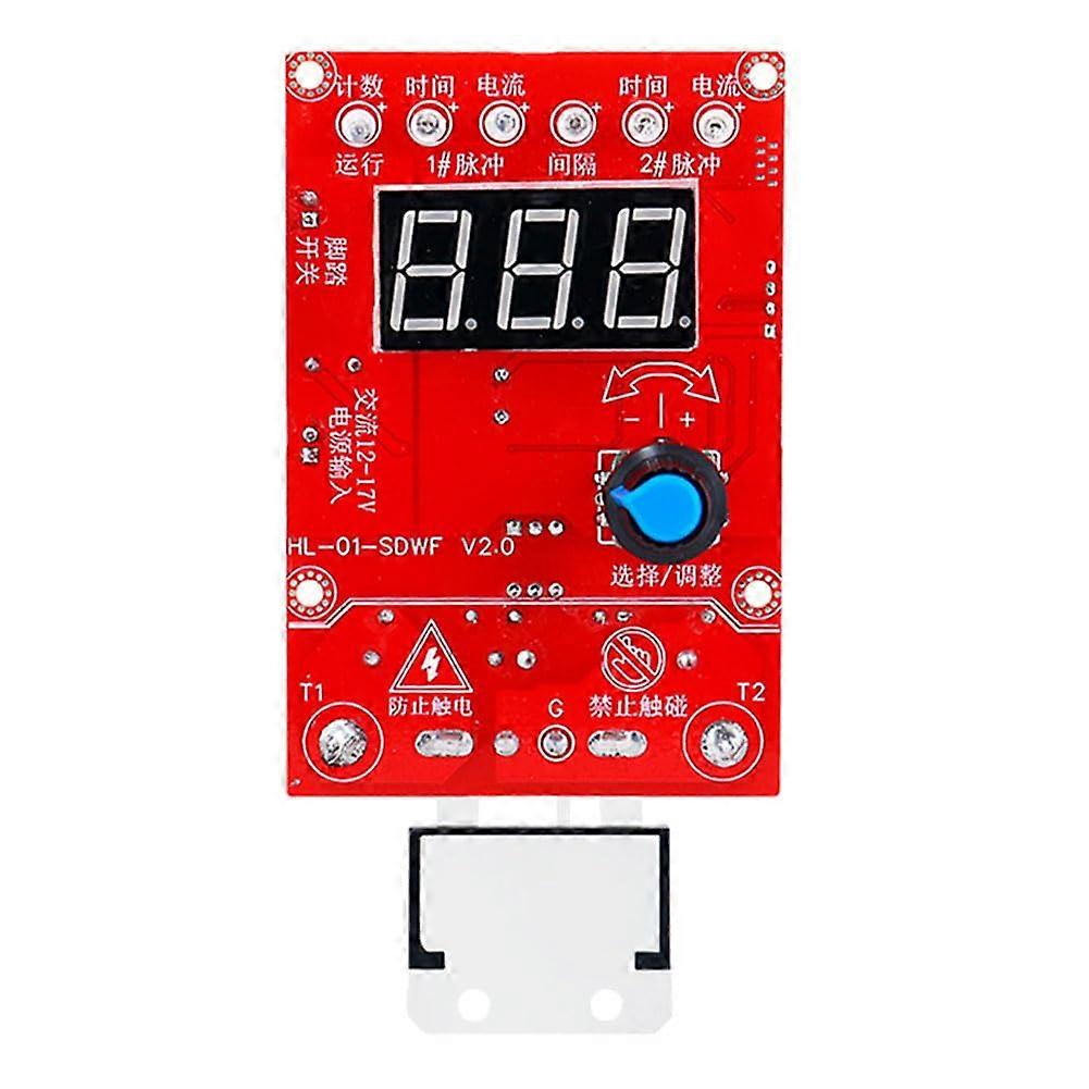 100A Spot Welding Controller Adjustable Dual Pulse SCR Control Board for Battery  3000W