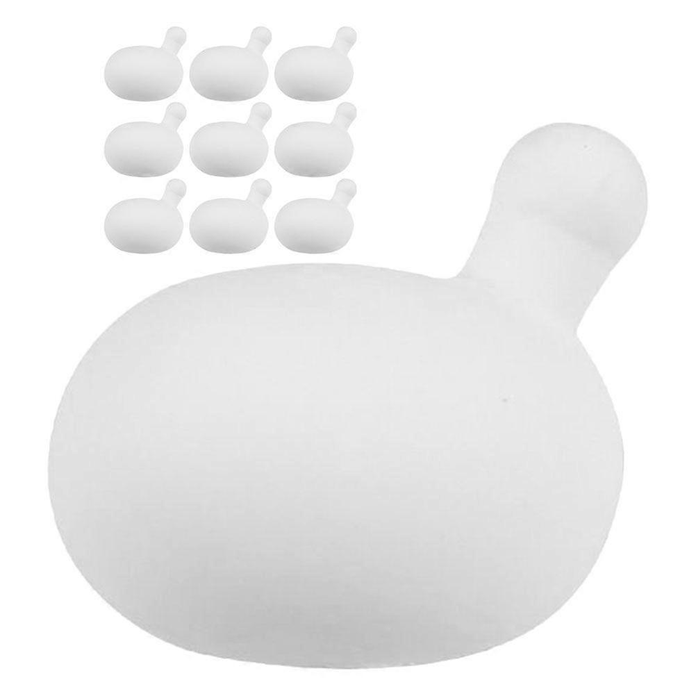 10Pcs Squeeze Doll Insert Bubble Squeeze Toy Making Insert Bubble Inserts Doll Making Insert Balls (L)