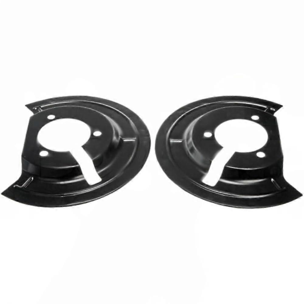 Front Brake Backing Plate Set 51732SR Black Dust Shield Replacement for Ram 1500 20112017