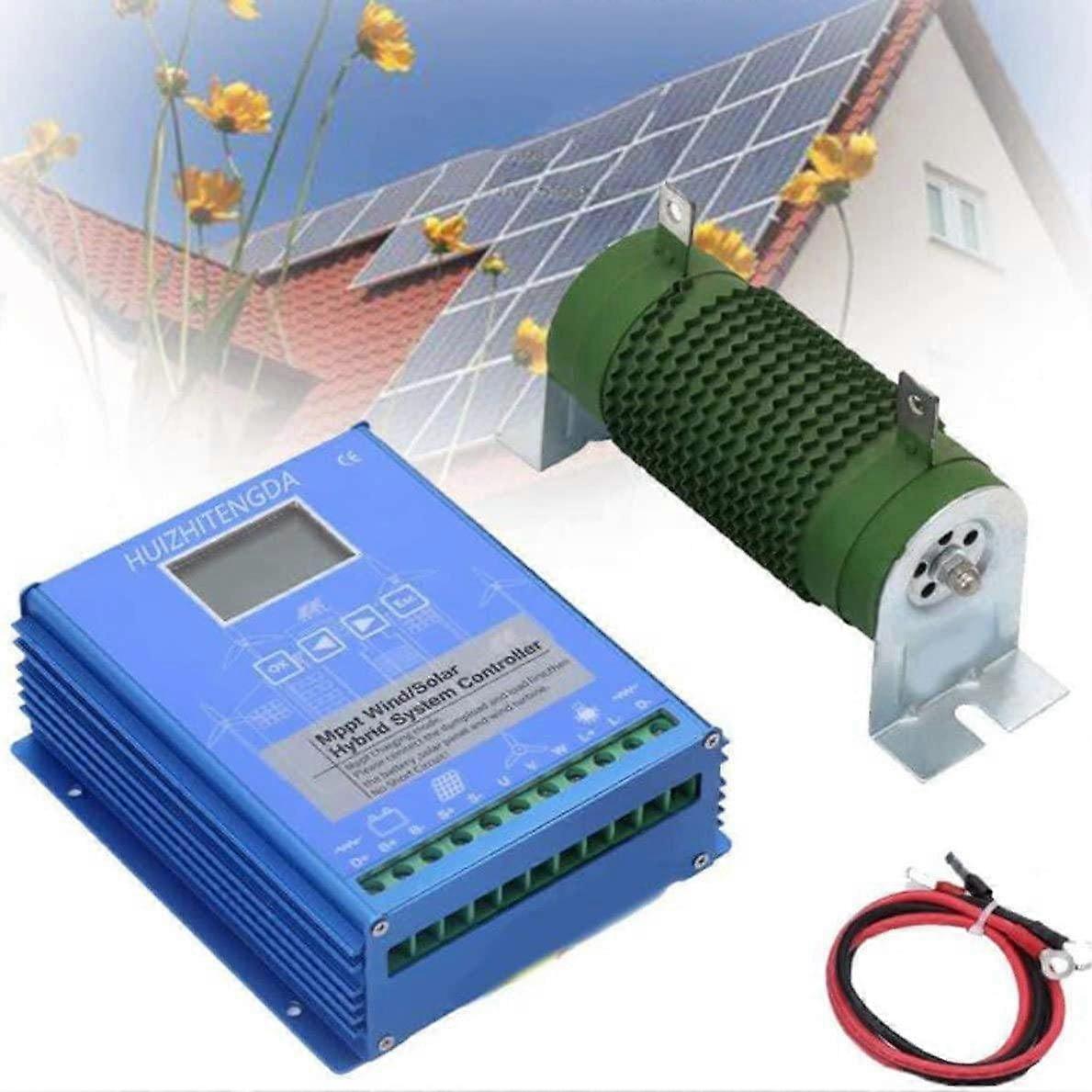 Wind Solar Hybrid MPPT Charge Controller 12V 24V 48V Boost Fast Charging 6000W 8000W 10000W LCD Display