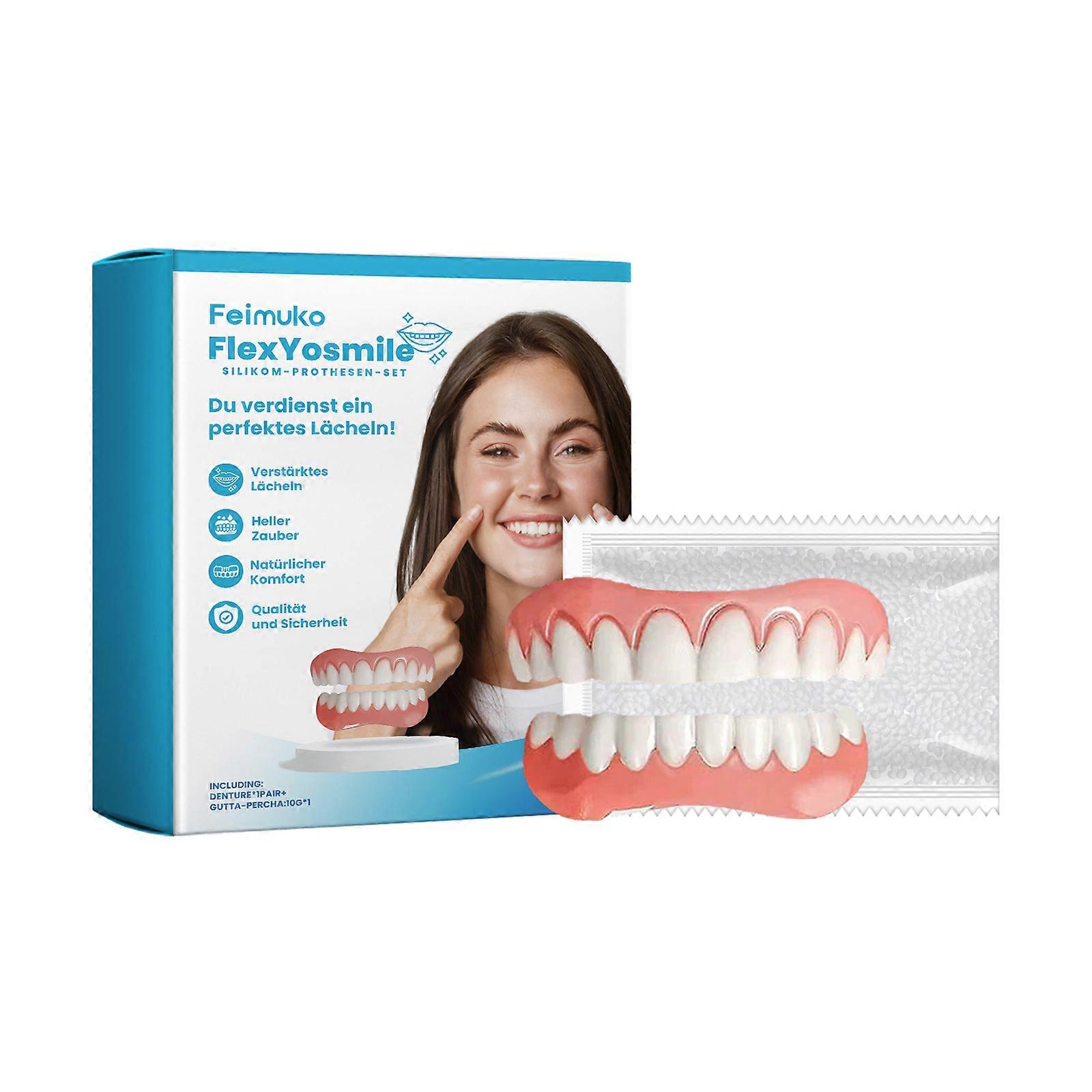 Feimuko Denture Repair Kit - Compatible Improved Fit