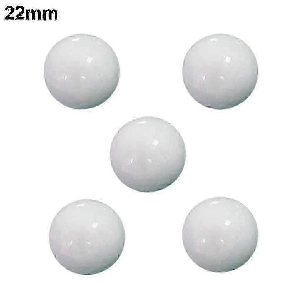 5pcs Russian Roulette Replacement Balls, Acrylic White, 12/14/16/18/20mm
