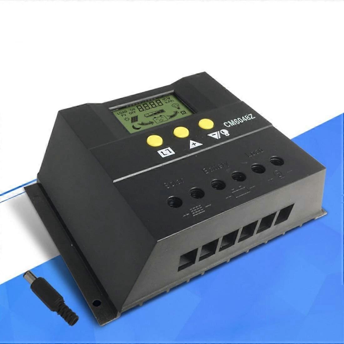48V 60A Solar Charge Controller PWM with LCD Display, Temperature Sensor, CM6048Z for Off Grid