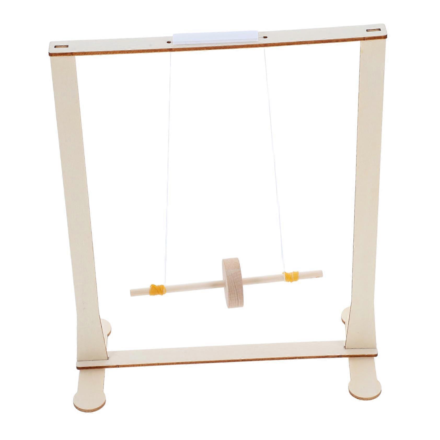 Wooden Physics Experiment Kit for Kids Interactive Gravity Science Project DIY Educational Assembly Set