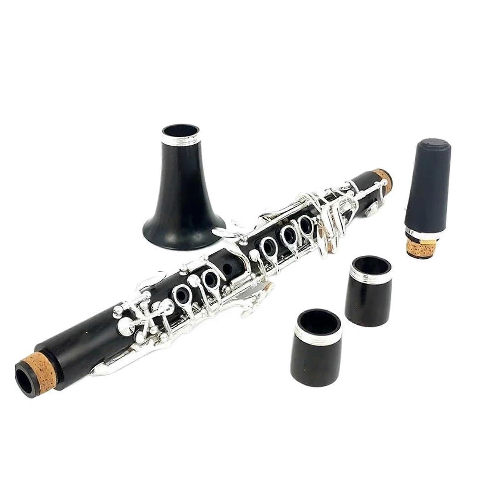 Professional Solid Redwood Eb Clarinet with Silver Plated Keys for Orchestra and Ensemble
