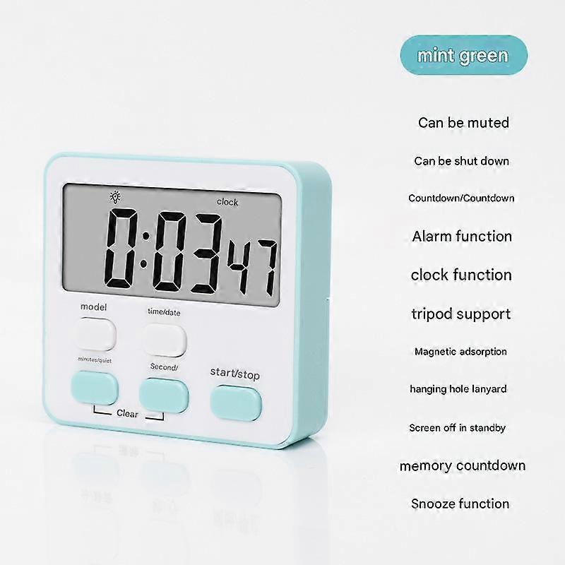 Electronic Timer, Silent Night Light, Kitchen Baking Reminder