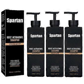 1-3x Spartan Root Activator Shampoo für Männer – Haarwuchs-Shampoo gegen Haarausfall und dünner werdendes Haar (SYCHTV)