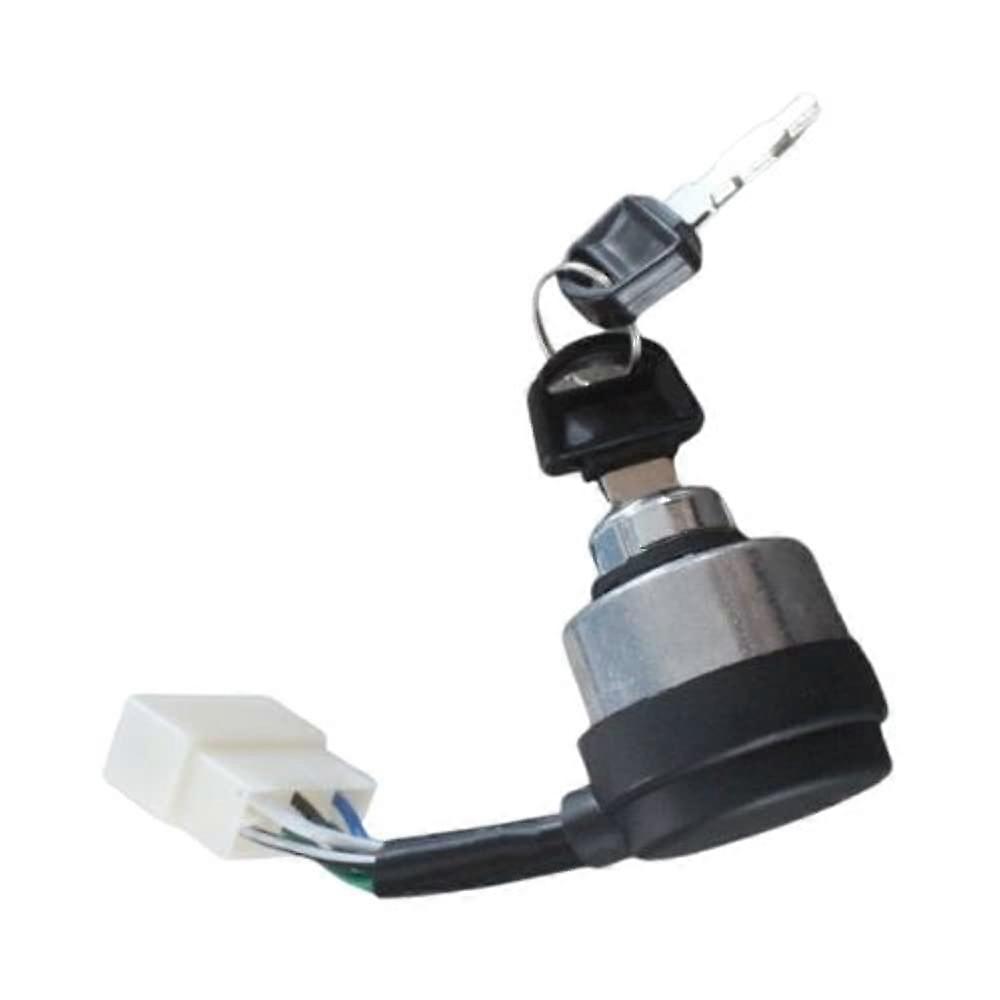 Generator Ignition Key Switch 6 Wire with 2 Keys for PG6WIKWELEC Portable Generator Replacement