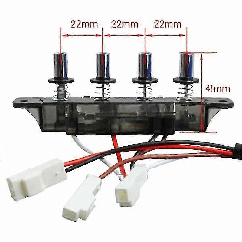 4-Button Universal Range Hood Switch Panel, Old-Fashioned Hood Accessories
