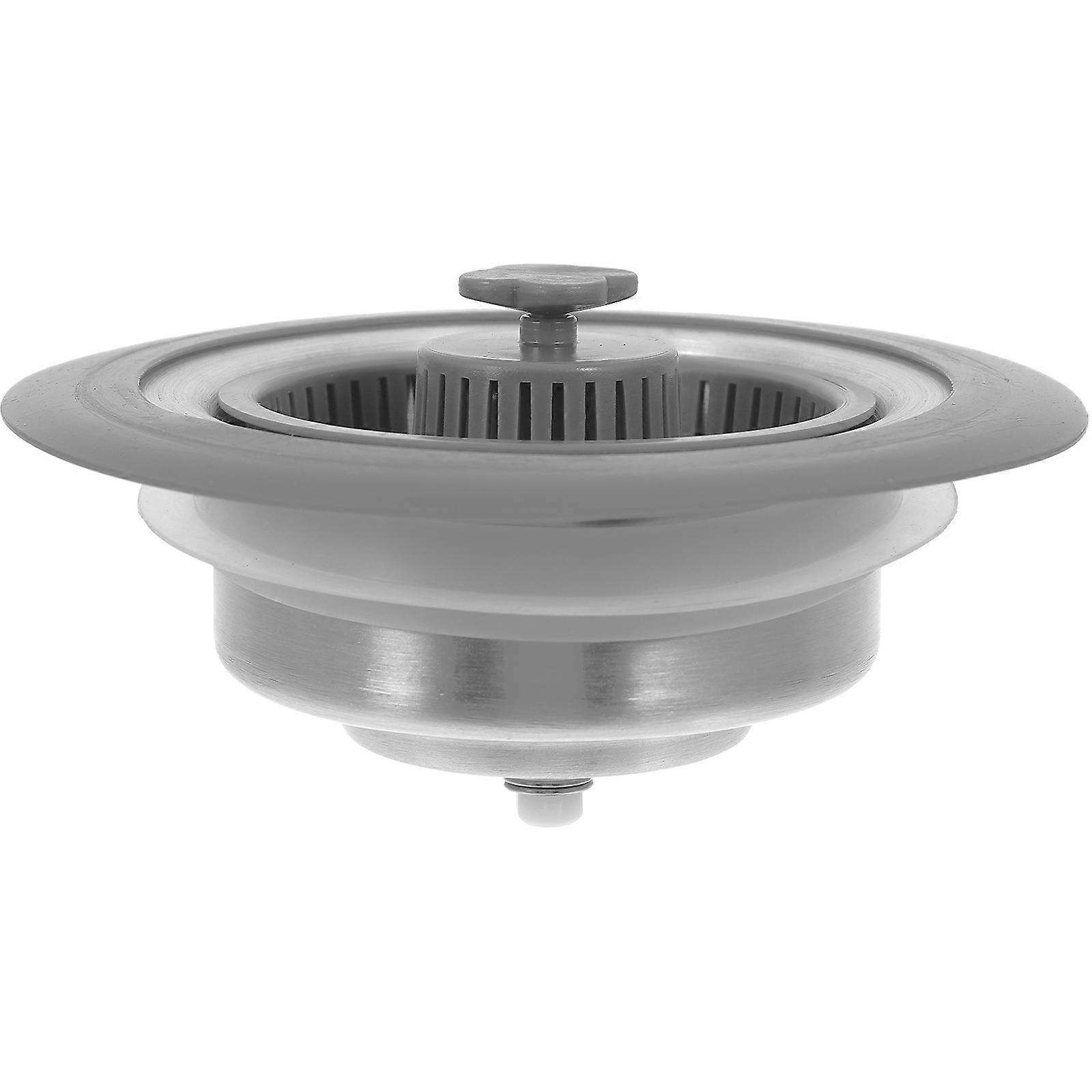 Sink Stopper Kitchen Drain Pop-Up Core for Leak-Proof Function 5Pcs Grey