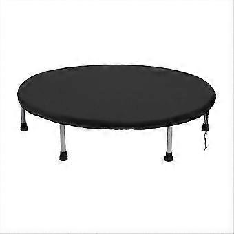 Black,Mini Trampoline Cover Waterproof Fitness Protective 102x11cm-jianc
