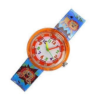 Wrist Watch for Kids Round Shape Acrylic Material with PVC Band for Everyday Use and Birthday Gift 21*3.1Cm 1Pcs