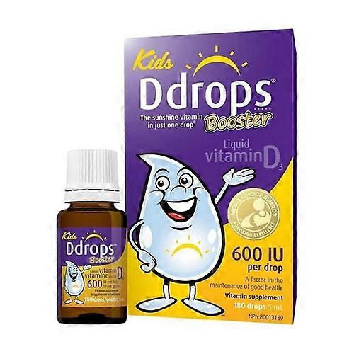 Ddrops Booster Liquid Vitamin D,600 IU,5 Ml