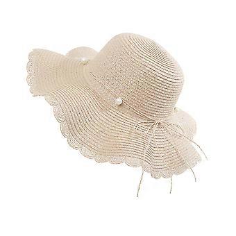 Sun Protection Hat Wide Brim Hat for Women Straw Summer Travel