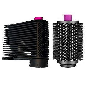 Brosse ronde volumisante + peigne de tension pour accessoires Airwrap HS01/05/08 : séchage rapide, lissage et volume maximal.
