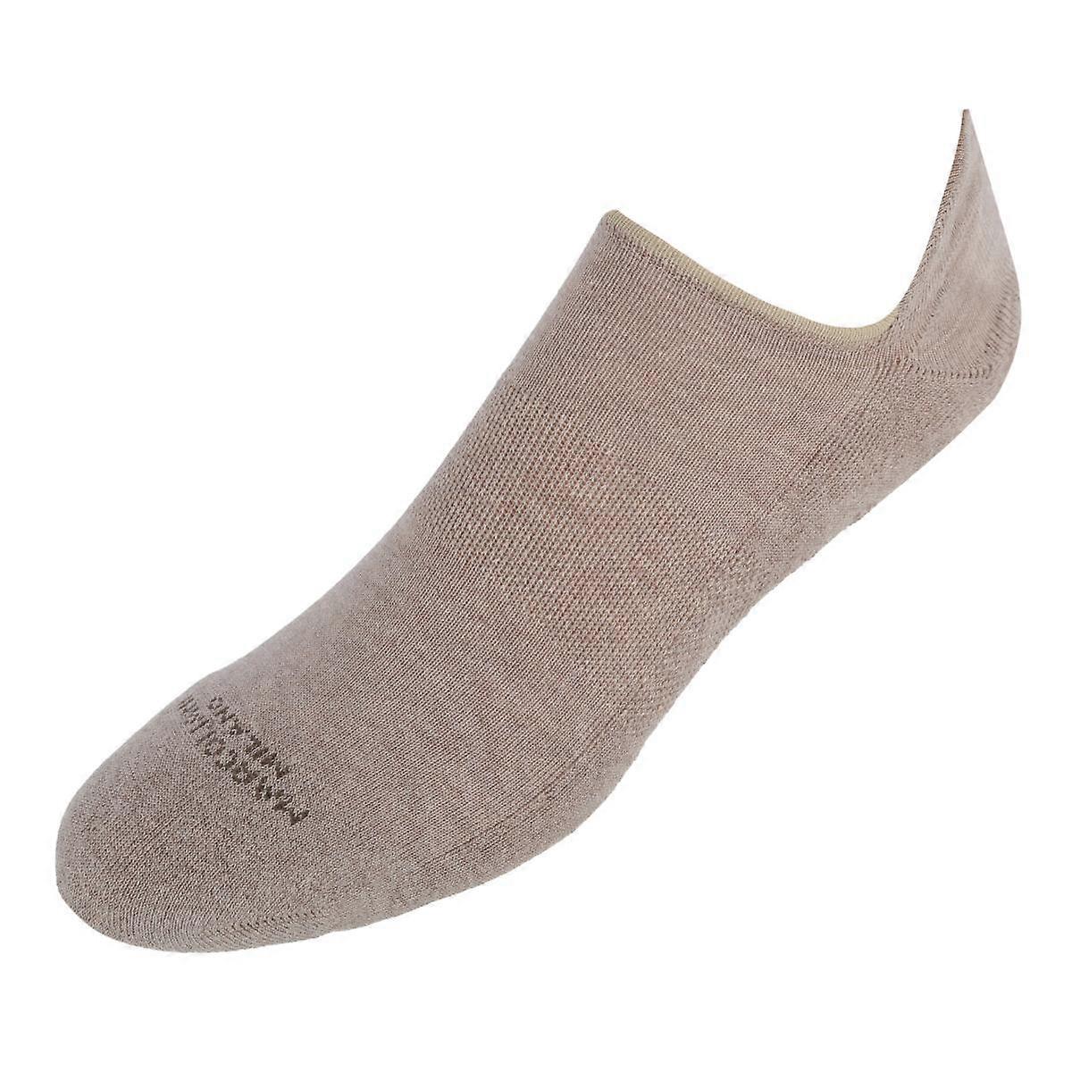 Cushioned Solid Colored Invisible Sneaker Sock (1 Pair) (Men)