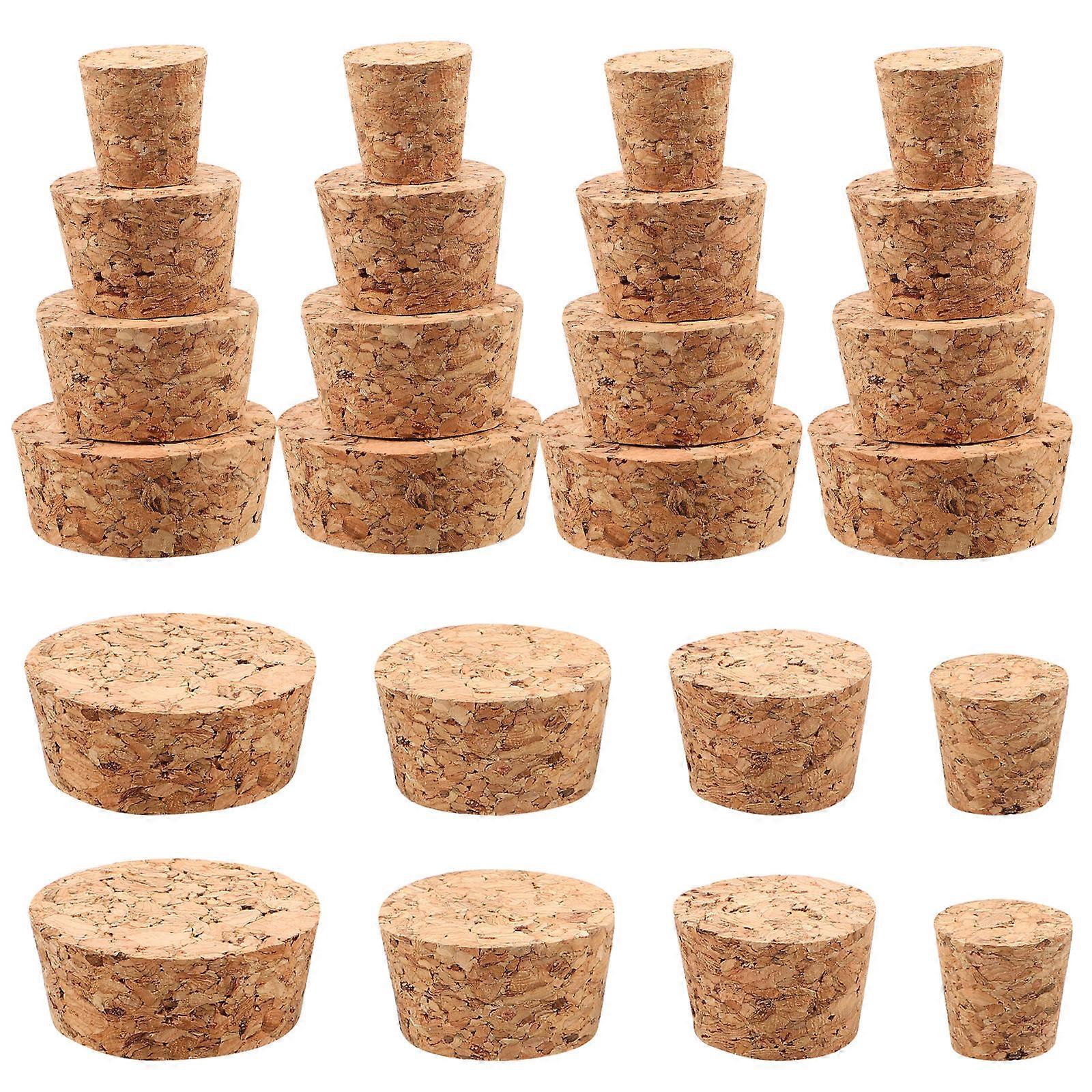 Khaki Corks for Sealer 40Pcs Plugs