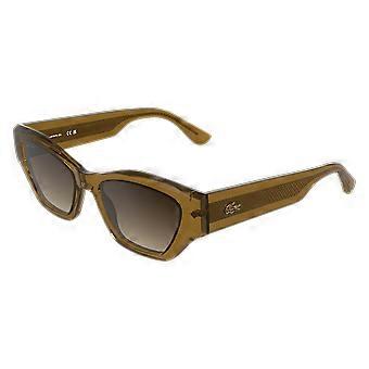 Sunglasses LACOSTE L6072S 214 TRANSPARENT BROWN 52/18/140 FEMALE
