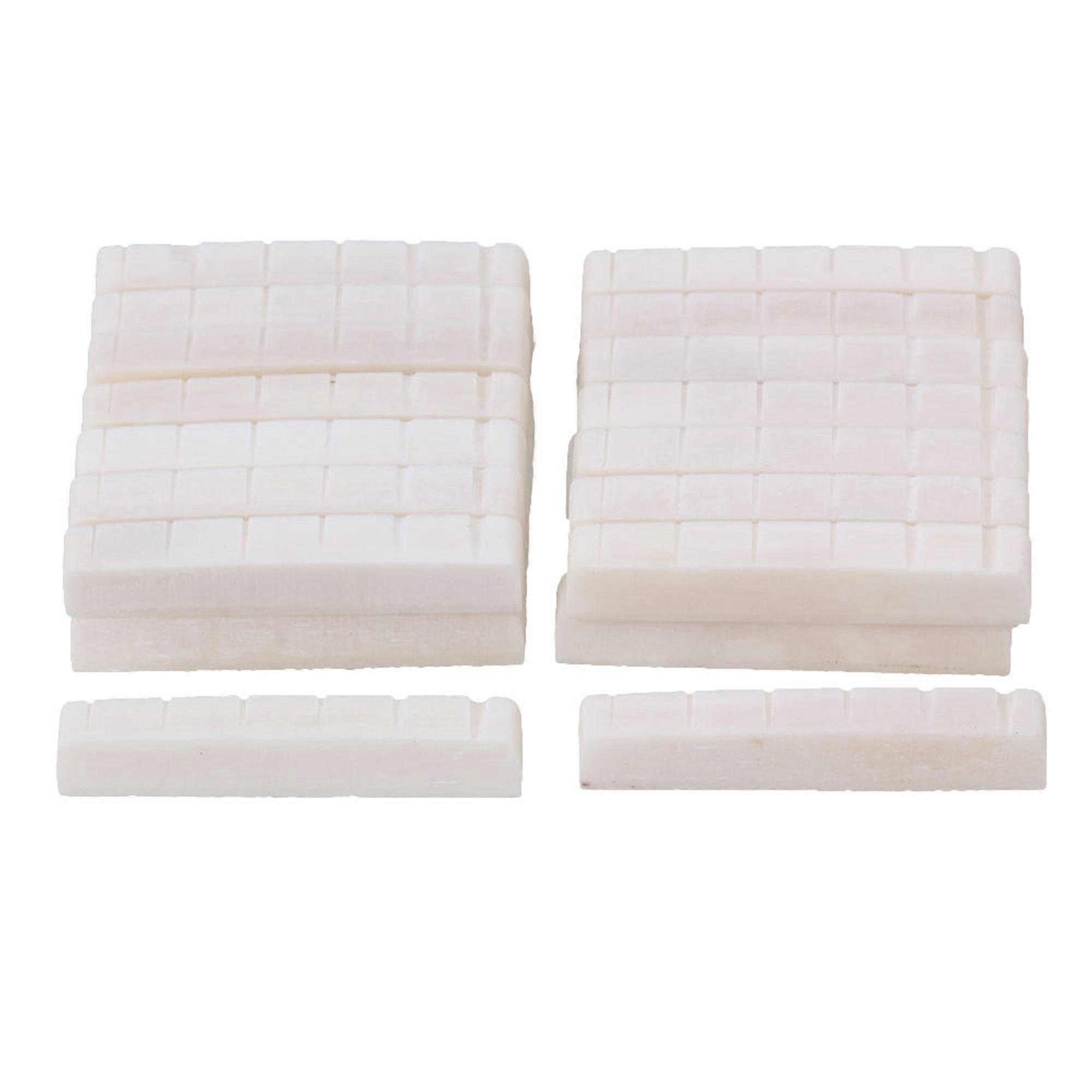 Cattle Bone Slotted Nuts compatible with 6-string Acoustic Guitar Replacement 30P