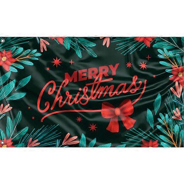 Merry Christmas Dark Flag A0929
