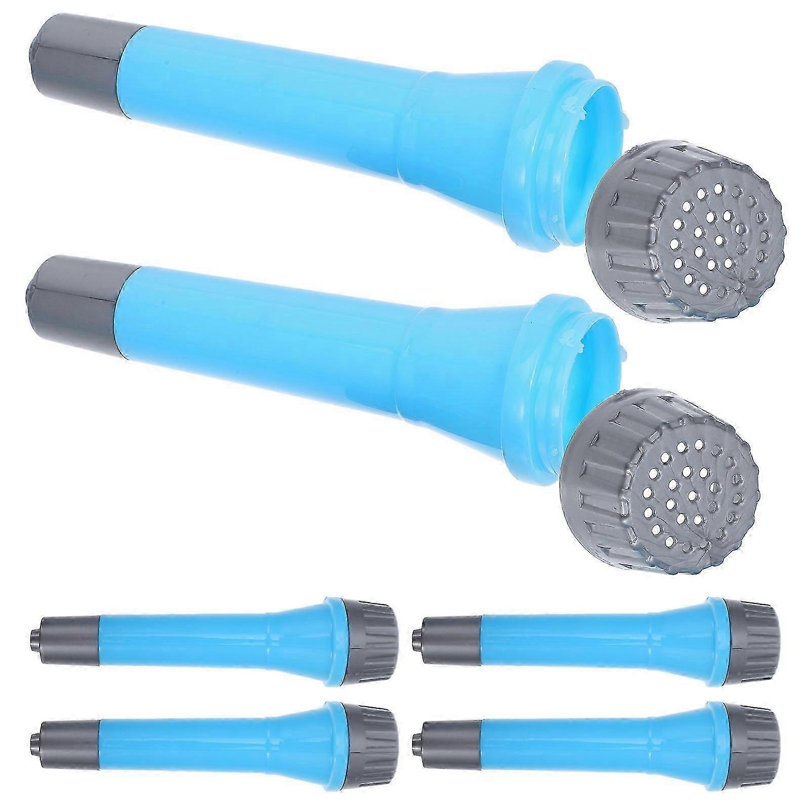 Plastic Toy Microphone Realistic Simulation Prop for Practice Using 6Pcs
