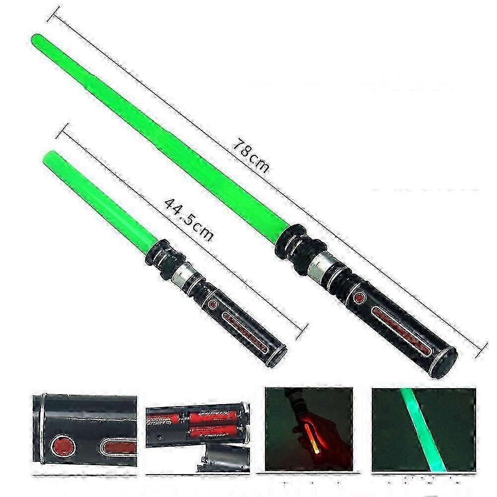 Light Up Saber Telescopic Extendable & Collapsable Laser Sword(red)