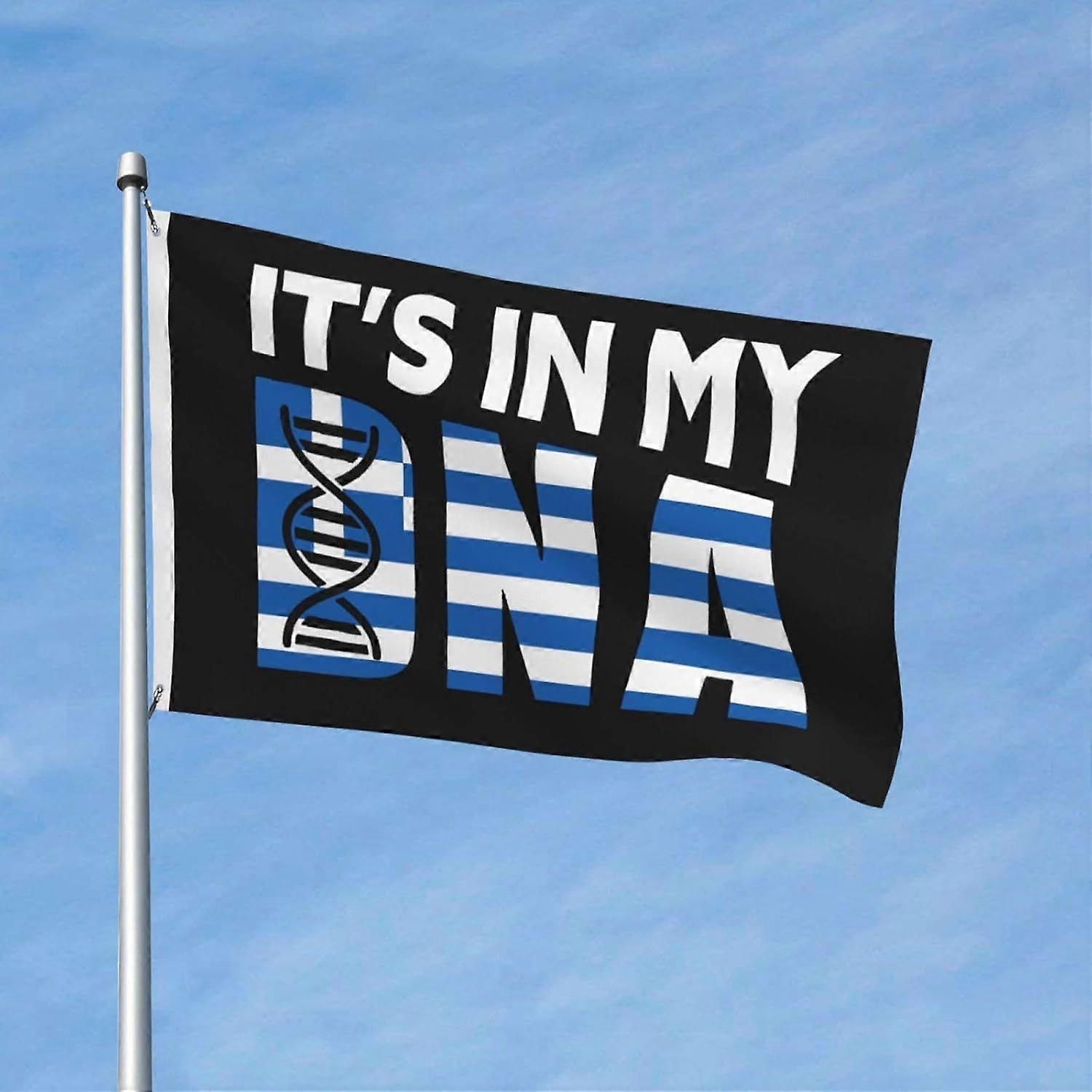 Drapeau grec C'est dans mon ADN Drapeau YF0484