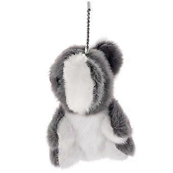 Stuffed Koala Keychain Pendant Grey Koala Shaped Aesthetic Bag Charm 1Pack