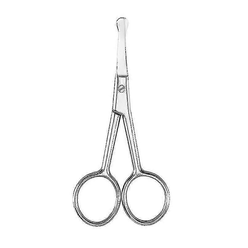 Rounded Tip Scissors | Multipurpose - Best For Nose & Eyebrows & Ear & Beard & Mustache 3pcs