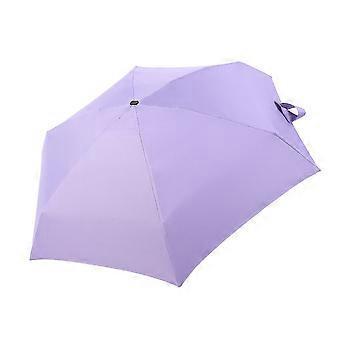 Przenośny mini parasol kieszonkowy Teleskopowy składany parasol przeciwsłoneczny przeciwdeszczowy z powłoką anty-UV KAESI