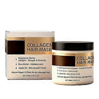 Collagen Hair Mask with Coconut Oil, Deep Moisturizing & Nourishing Treatment for Smooth, Shiny, Healthy Hair