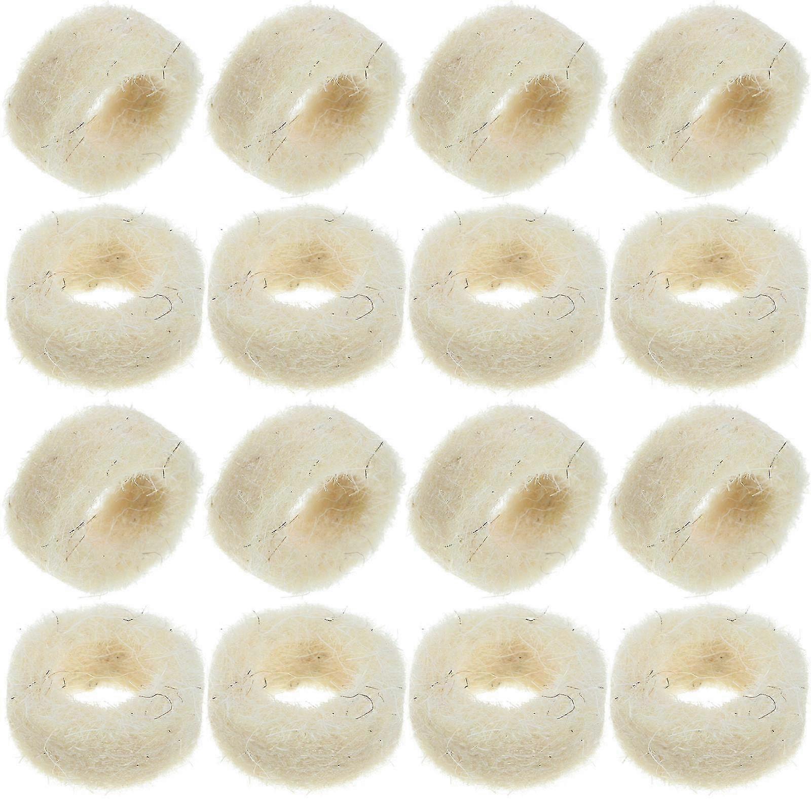 100pcs Felt Washers Replacement Round Washers Felt Pads Mechanical Replacement Accessories
