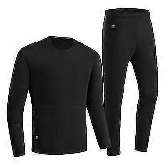 menn elektrisk usb oppvarmet bukser vintervarmere varmebukser fleece foret