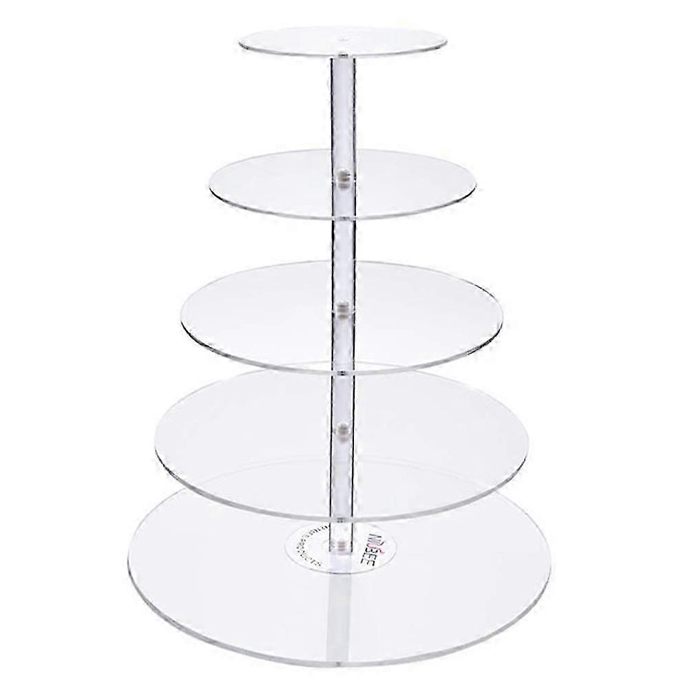 1pc Five-layer Wedding Cake Stand Multi-layer Dessert Macaron Cupcake Stand