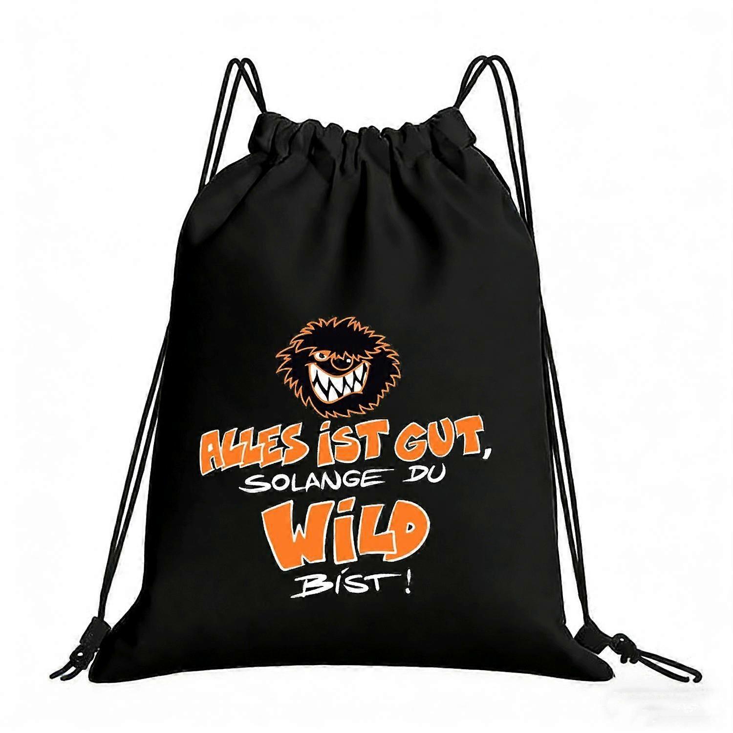 2D Flat Drawstring Bag, Wild Explorer Outdoor Adjustable Drawstring Backpack, 2D Flat-Cqazw
