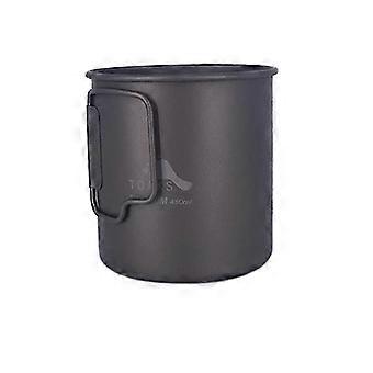 Outdoor Hiking Camping Picnic Titanium Camping Cup Lightweight Mug 450ml 375ml Lightweight Camping Equipment