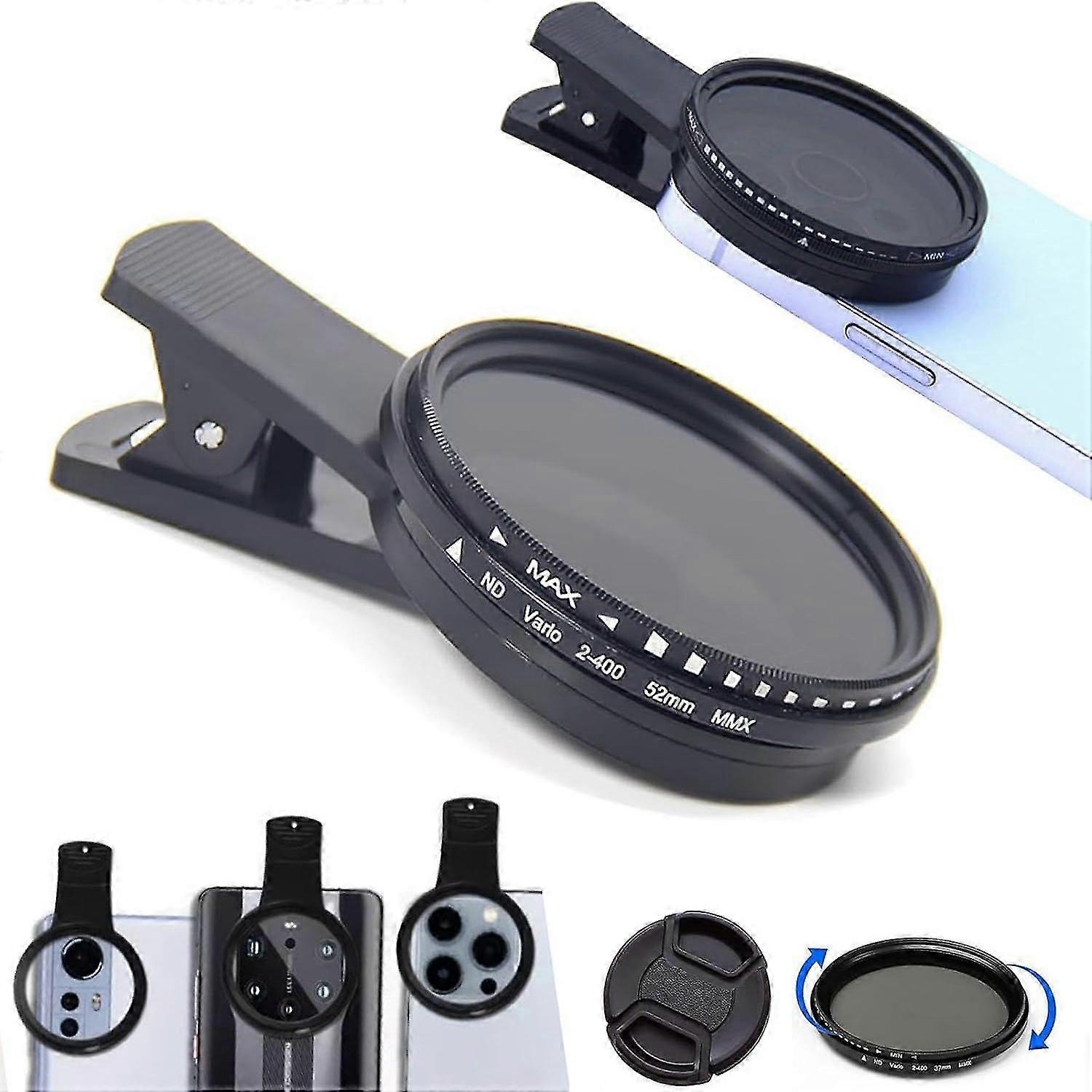 Solar Eclipse Camera Lens Filter, Solar Eclipse Phone Filter, Solar Filter for Smartphone, Universal Solar Eclipse Phone Camera Filter with Clip, Simp