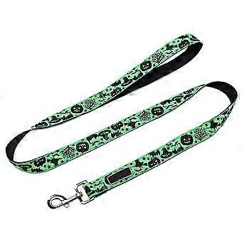 Pet Collar Leash Halloween Festival Adjustable Nylon Collar Leash 2Pcs Set