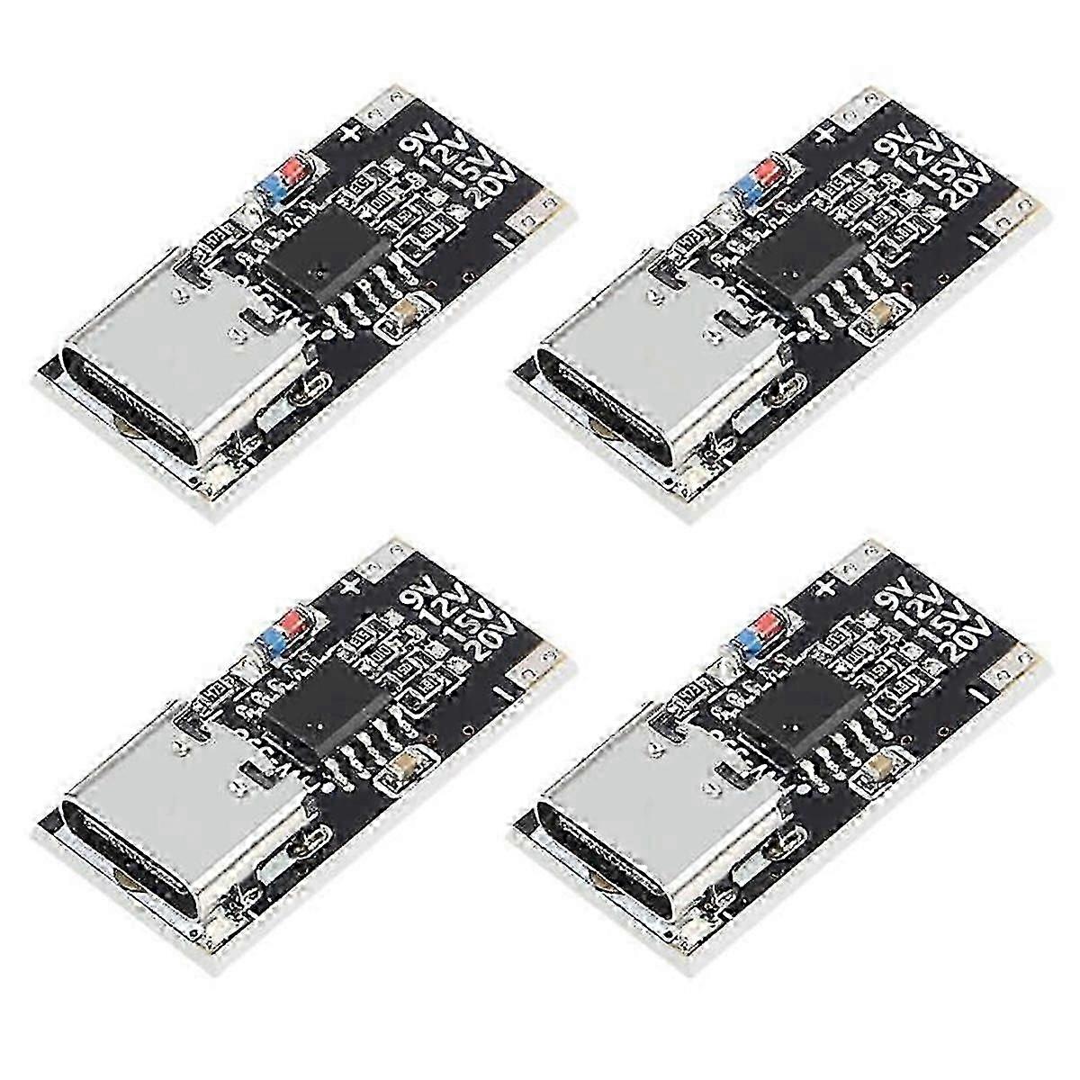 4PCS USB-C PD Trigger Board Module PD/QC Decoy Board Fast Charge