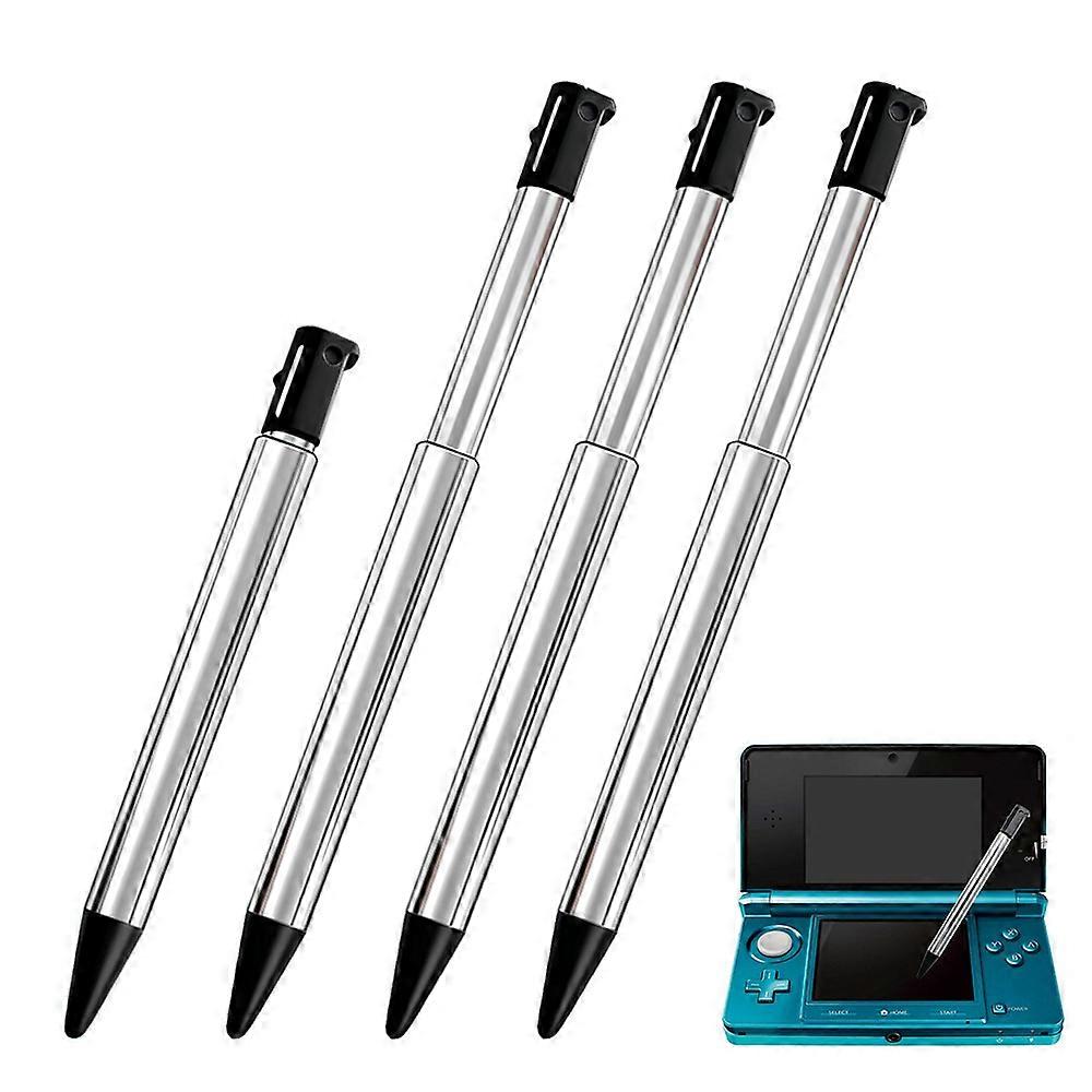 4 Pack Extendable Replacement Stylus Pens for Nintendo 3DS