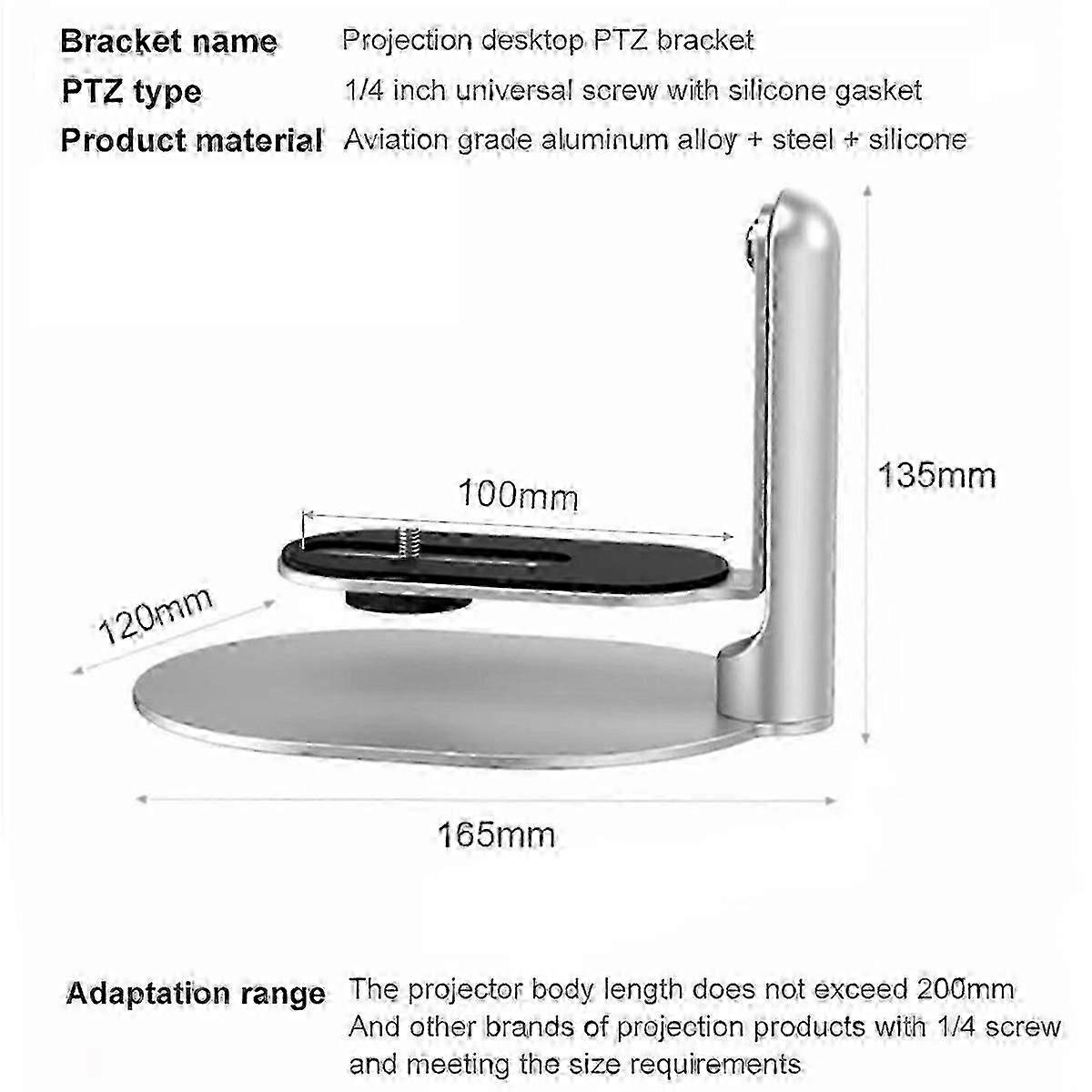 desktop projector stand compatible with XGIMI H6 adjustable bracket