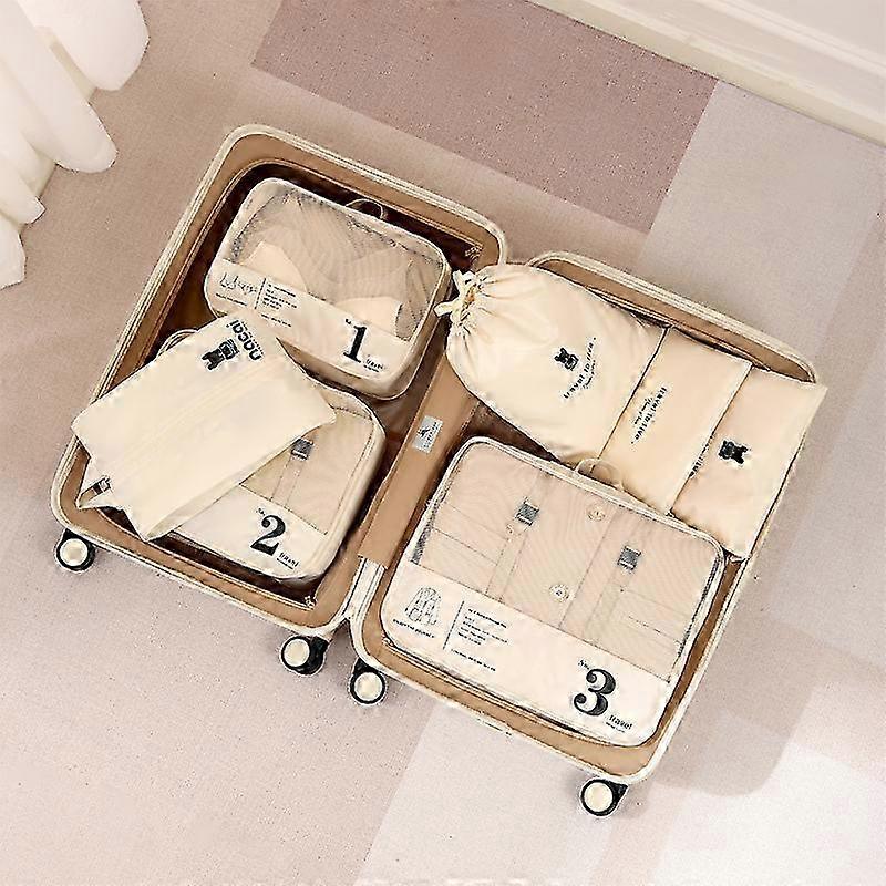 7pc Travel Storage Bag Set