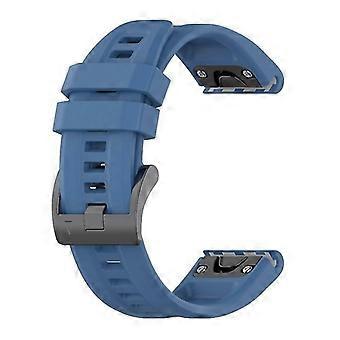 Silicone 26mm Wristband Belt For Garmin Fenix 7x/6x/5x Watch Strap Loop Bracelet (Ruipei)